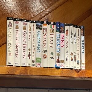 Travel books excellent condition.